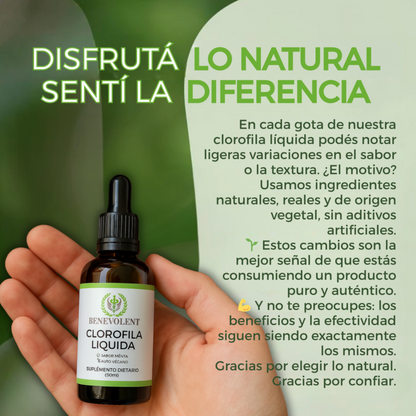Clorofila Liquida en Gotas + Envio Gratis