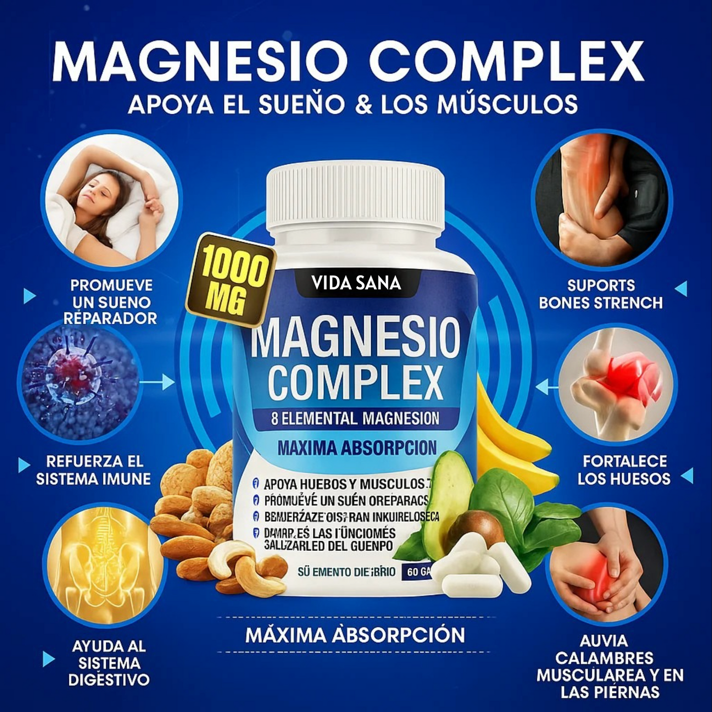 Complejo de Magnesio | Decile chau al hinchazón y a la falta de energía