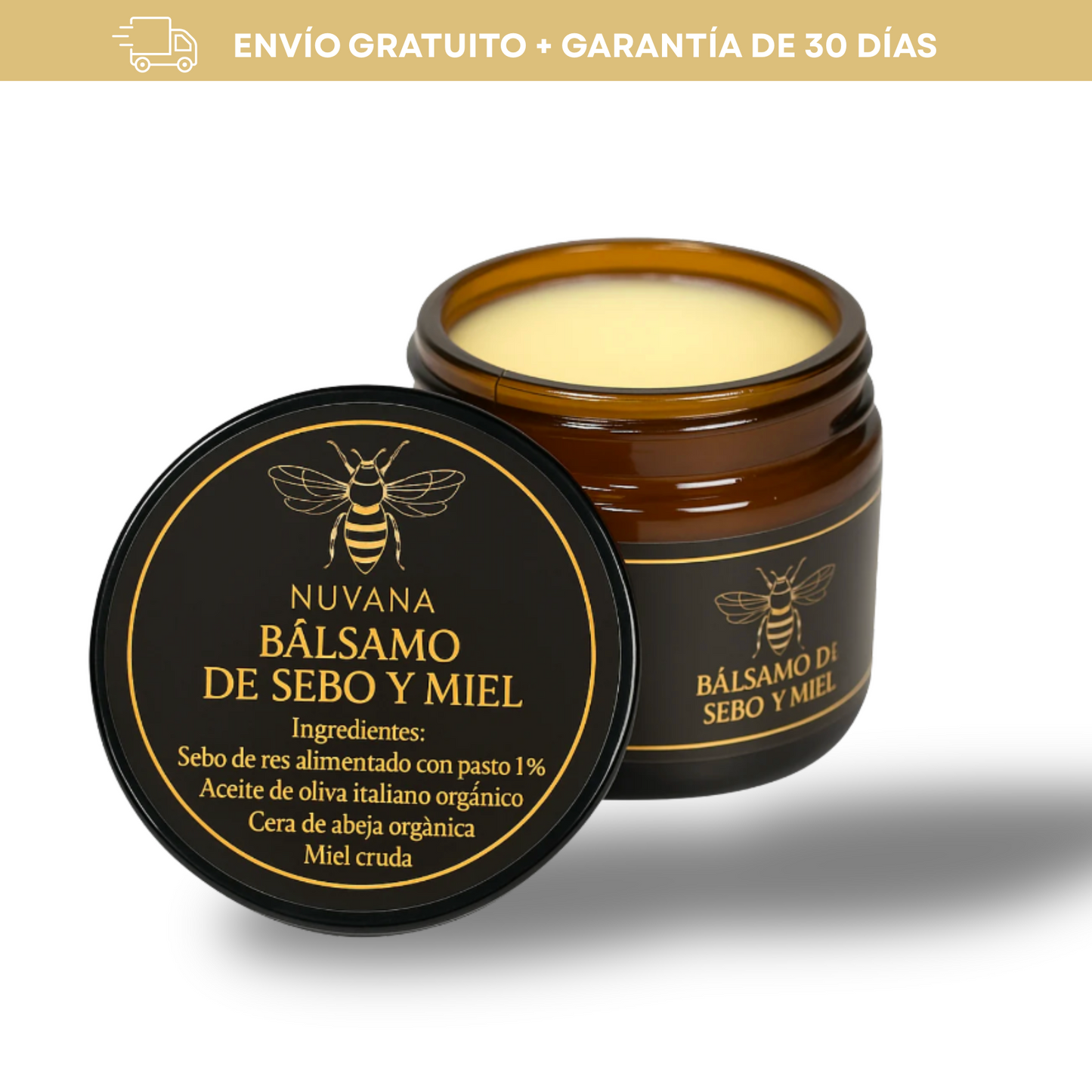 Nuvana®⎮Bálsamo de Sebo de Res